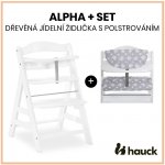 Hauck Alpha+ set 2v1 white+ Teddy grey – Sleviste.cz