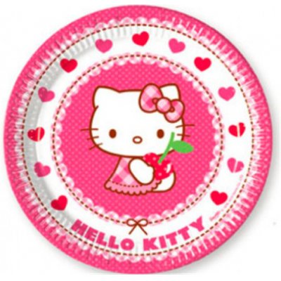 PROCOS Talíř papírový dia 19,5cm Hello Kitty – Zbozi.Blesk.cz