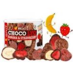 MIXIT Křupavé banánky a jahody v čokoládě 150 g – Sleviste.cz