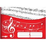 JUNIOR Zošit notový – Zboží Dáma