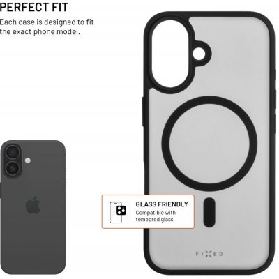 Fixed MagMisty s podporou Magsafe pro Apple iPhone 16, černý FIXMMY-1400-BK – Zboží Mobilmania