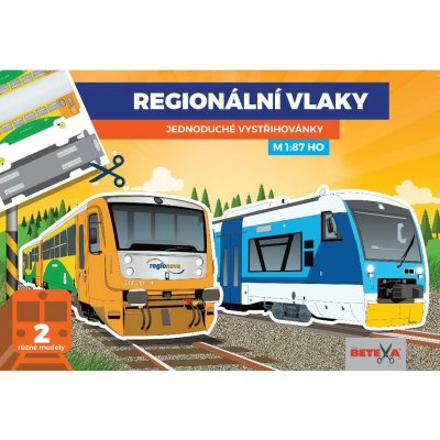 Vystřihovánky Regionální vlaky – Zboží Dáma