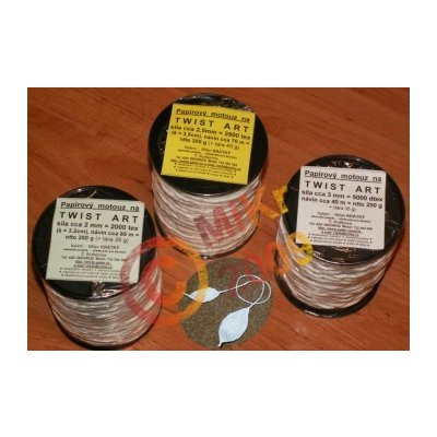 motouz papírový na TWISTART bílý 5000 tex – Zboží Dáma