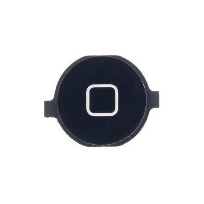 AppleMix Tlačítko Home Button pro Apple iPhone 4 - černé - kvalita A