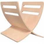 Elegantní dřevěný stojan na noviny 29,5x29,5x26,5 cm přírodní – Hledejceny.cz
