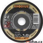 Rhodius Kotouč řezný 125 x 1,0 x 22,23 mm 211203 – Zboží Dáma