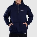 Oversized mikina se zipem Iron Aesthetics Loaded navy – Zboží Dáma