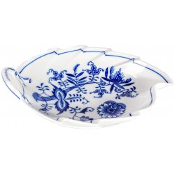 Český porcelán Dubí Cibulák mísa list 10074 10,5 cm