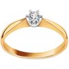 Prsteny iZlato Forever Zásnubní diamantový prsten Zaria CSBR03
