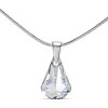 SILVERGO stříbrný přívěsek XIRIUS Raindrop Blue Shade se Swarovski Crystals LSW178P