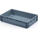 TBA Plastová Euro přepravka 600 x 400 x 120 cmmm plný úchyt – Zboží Dáma