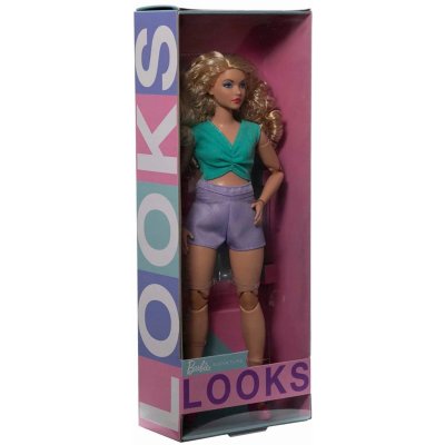 Barbie Looks Blondýnka Ve Fialových Šortkách – Zboží Mobilmania