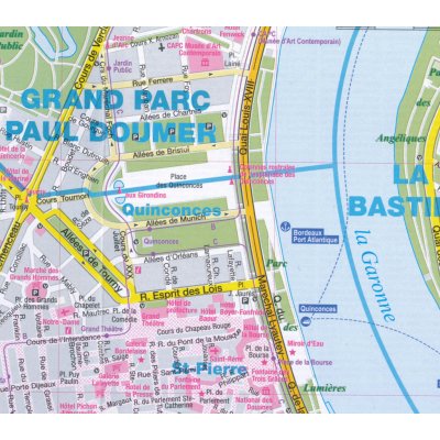 Bordeaux plán města 1:15t ExpressMap – Zboží Mobilmania