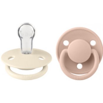 Bibs De Lux silikon Ivory blush 2 ks