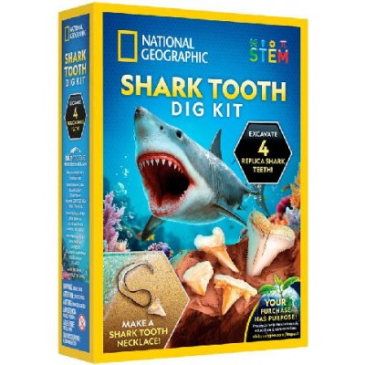 National Geographic - Great White Shark Tooth Dig kit – Hledejceny.cz