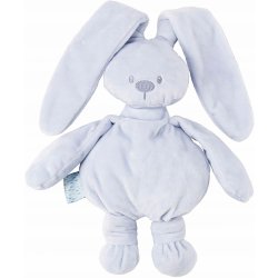 Nattou hračka plyšová zajíček Lapidou cuddly 36 cm modrá