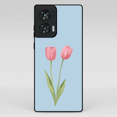 4NewCase GLOSSY Motorola Edge 50 Fusion Pink Tulips 1014560500112 – Zboží Živě
