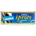 Sokra Baltické šproty v rostlinném oleji 240 g – Zboží Dáma