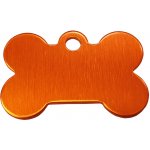 Bafpet Oboustranná psí známka kostička Oranžová 1,5cm x 2,5cm 01M – Hledejceny.cz