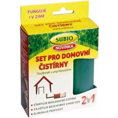 Subio Set Bakterie do domovní ČOV s urychlovačem 50g+80ml – Zboží Dáma