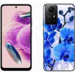 Pouzdro mmCase Gelové Xiaomi Redmi Note 12S - modré květy – Zboží Živě