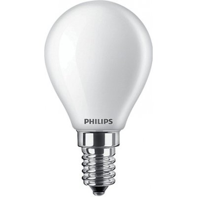 Philips LED žárovka kapka matná filament Classic 6.5-60W E14 827 P45 FR G ND 806Lm – Hledejceny.cz