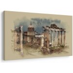 Obraz - Forum Romanum, Řím, Itálie, jednodílný 90x60 cm – Hledejceny.cz