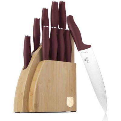 Berlingerhaus Sada nožů se stojanem BAMBOO 10 ks Leonardo Collection BH 2980 – Zboží Mobilmania