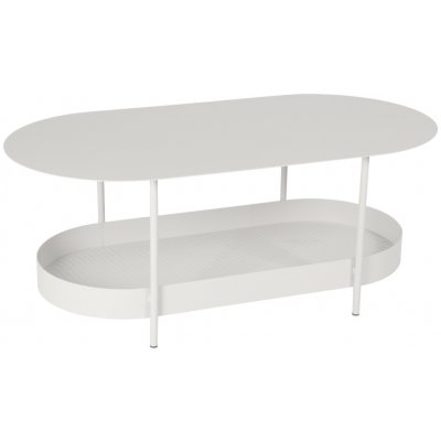 Fermob Salsa 113 x 58 cm kovový zahradní konferenční stolek Světle šedý – Hledejceny.cz
