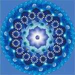 Norimpex Diamantové malování 7D Půnoční mandala 30 x 30 cm – Hledejceny.cz