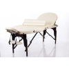 Masážní stůl a židle RestPro® Dřevěný masérský stůl VIP3 OVAL SET krémový 192 x 70cm