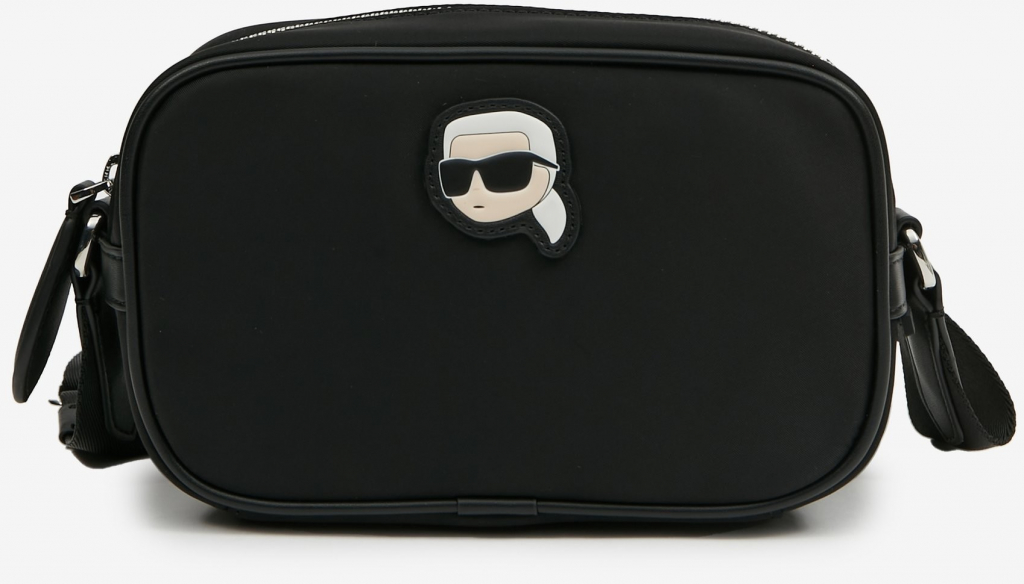 Karl Lagerfeld dámská crossbody kabelka Ikonik 2.0 Camera Bag Černá