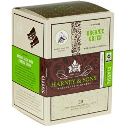 Harney & Sons Organický zelený čaj s citronem a ginkgem Classic 20 sáčků