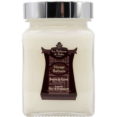 LA SULTANE DE SABA Shea Butter Lotus and Frangipani Flower Fragrance Bambucké máslo na tělo a vlasy 300 ml