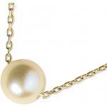 Luxur Decentní moti žluté zlato a perla 1441016-0-45-12 – Zboží Mobilmania