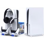 iPega P5S009 Multifunkční Nabíjecí Stojan PS5 Slim White – Zboží Živě