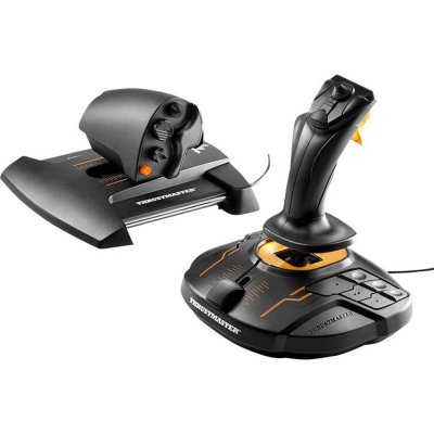 Thrustmaster T16000M FCS HOTAS joystick USB PC černá vč. posuvných regulátorů