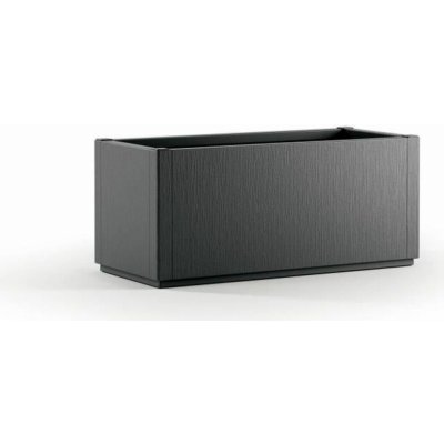 STEFANPLAST Truhlík vyvýšený záhon ETHICA 80x36x35cm tmavě šedá – Zboží Dáma