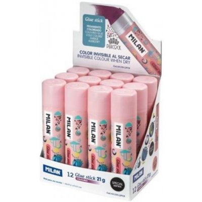 MILAN Lepicí tyčinka Glue Stick "Peacock" 21 g – Zboží Mobilmania