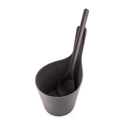 Rento saunový kbelík + naběračka 5l černá – Zboží Dáma