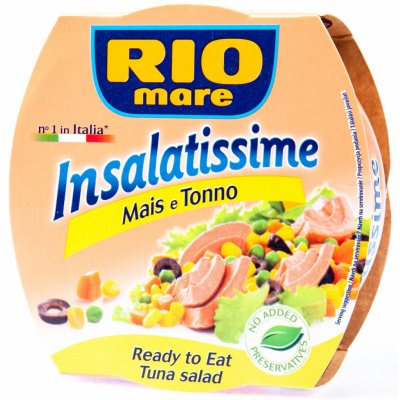 Rio Mare Insalatissime tuňákový salát s kukuřicí hotové jídlo 160 g