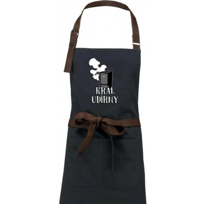 Dřevěné uhlí Král udírny Zástěra Vintage – Hledejceny.cz