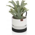 Kela Košík Hedda 20 cm směs bavlna/polyester bílo-černá KL-24455 – Zboží Dáma