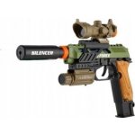 Teddies Pistole s doplňky plast na baterie se zvukem se světlem – Hledejceny.cz