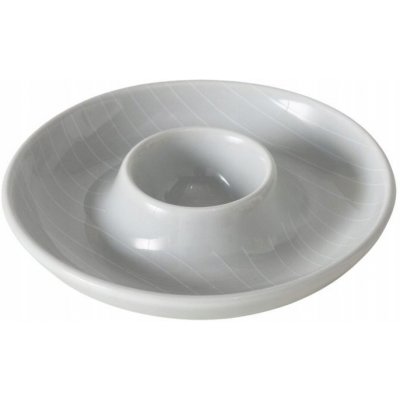 Bergen porcelánový stojánek na vejce 12,8 X 2,8 cm šedý – Zboží Dáma