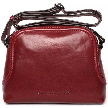 Gianni Conti dámská luxusní crossbody kabelka 257 tmavěčervená