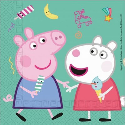 Procos papírové ubrousky Peppa Pig 20ks 33x33cm – Hledejceny.cz