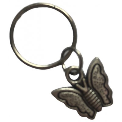 Přívěsek do copu - 10ks Tvar: Motýl stříbrný 1 – Sleviste.cz