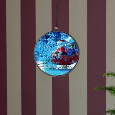 Konstsmide Christmas 3D hologram zimní krajina 64 LED 1560-700