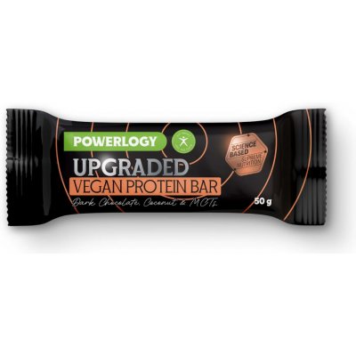 Powerlogy Upgraded Vegan Protein Bar 50 g – Hledejceny.cz
